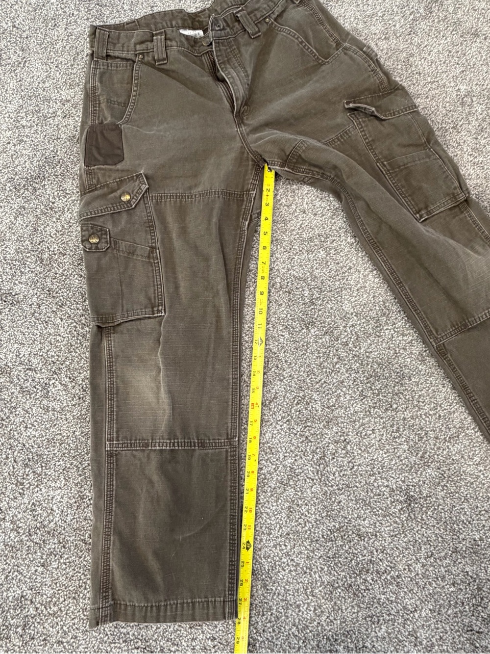 Carhartt Men's Relaxed Fit Ripstop Cargo Double Knee Work Pants - Picture 4 of 5